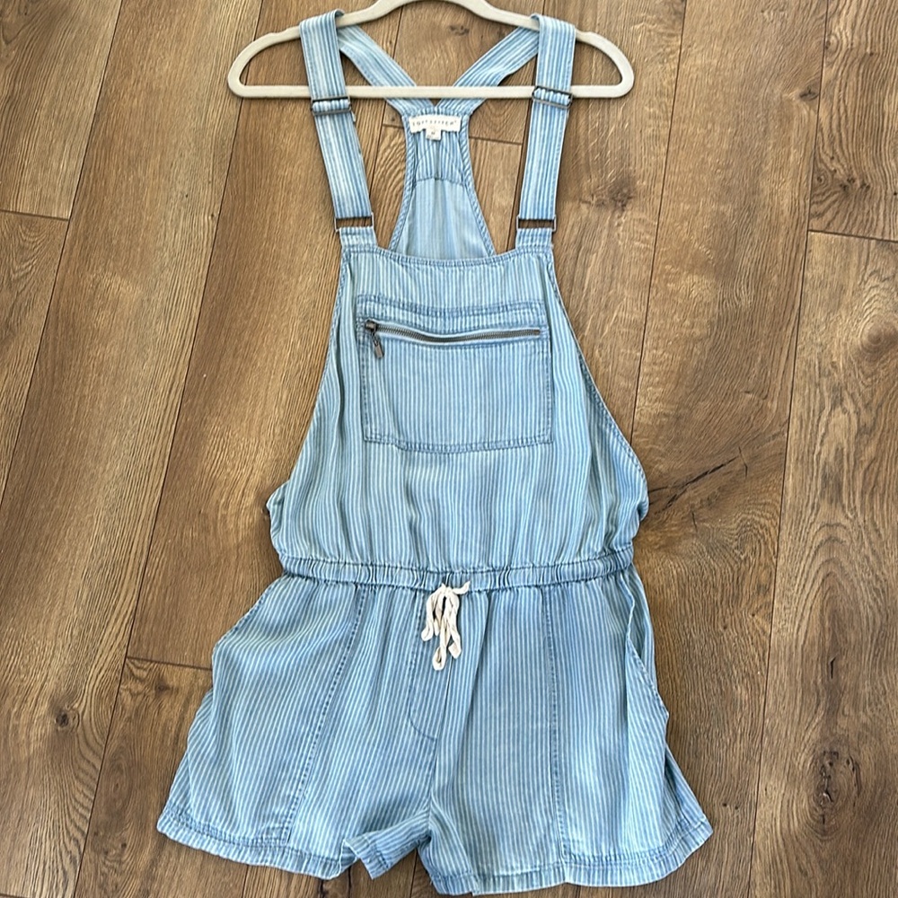 Lovestitch Romper in Chambray Cotton with Adjustable Straps